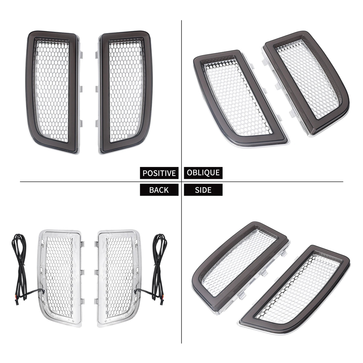 Grilles LED de Carénage Bas avec Clignotants et Feux de Position - Harley-Davidson Touring 2014-2024 – photo 5/8