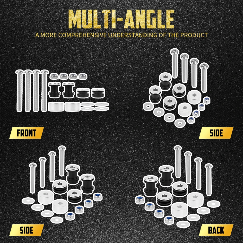 Kit de fixation (docking hardware) pour dossier passager démontable - Harley Softail Fat Boy, Breakout 1984-2017 – photo 2/7