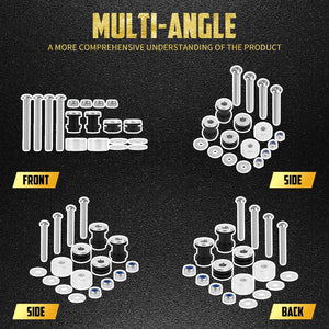 Kit de fixation (docking hardware) pour dossier passager démontable - Harley Softail Fat Boy, Breakout 1984-2017 – photo 2/7