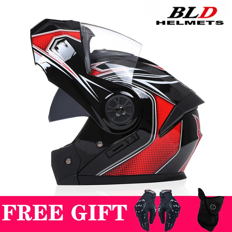 Casque moto modulable rétro double écran - vue - vue 24