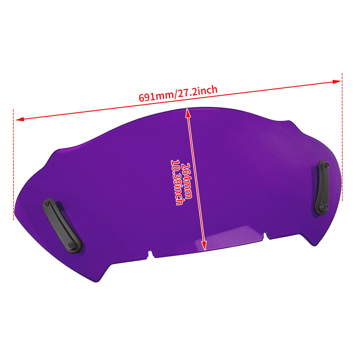 Pare-brise vague pour Harley-Davidson Touring Road Glide - vue 6