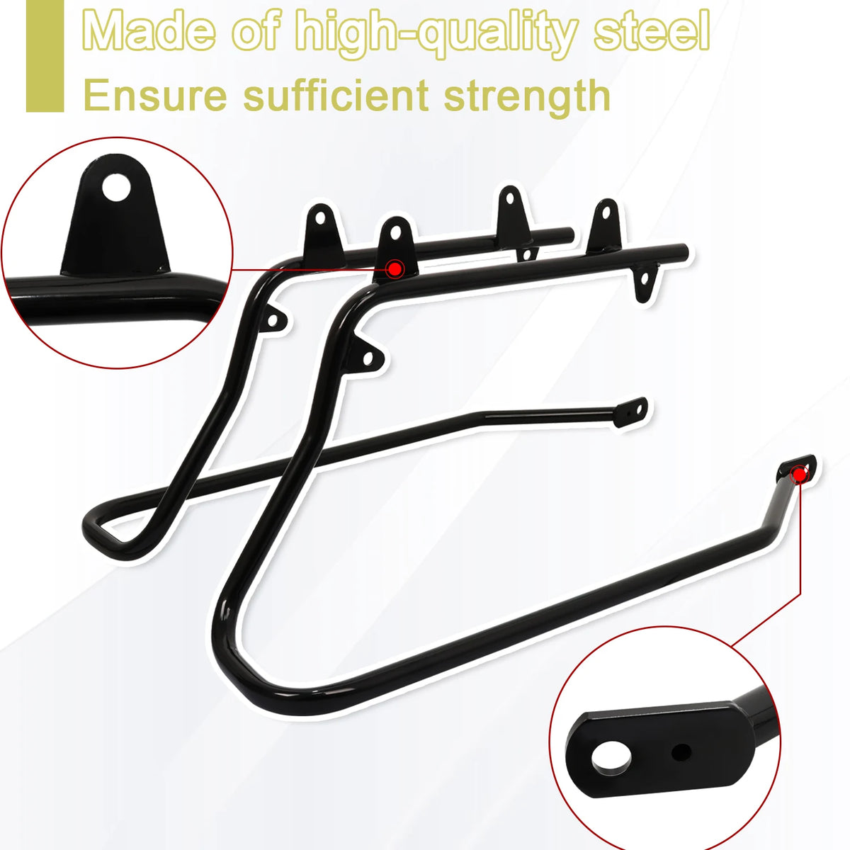 Kit de Supports de Conversion pour Sacoches Rigides Harley Softail 1984-2017 - vue 3
