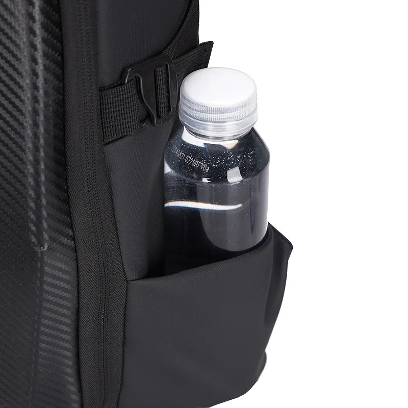 Sac à dos coque rigide noir pour moto et ordinateur portable - vue 6