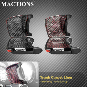 Tapis de Coffre en Cuir PU pour Top Case - Harley-Davidson Touring 2014 et plus – photo 1/8