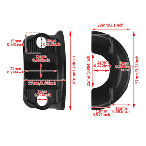 Cache de collier de maître-cylindre noir pour guidon de Harley-Davidson - vue 6
