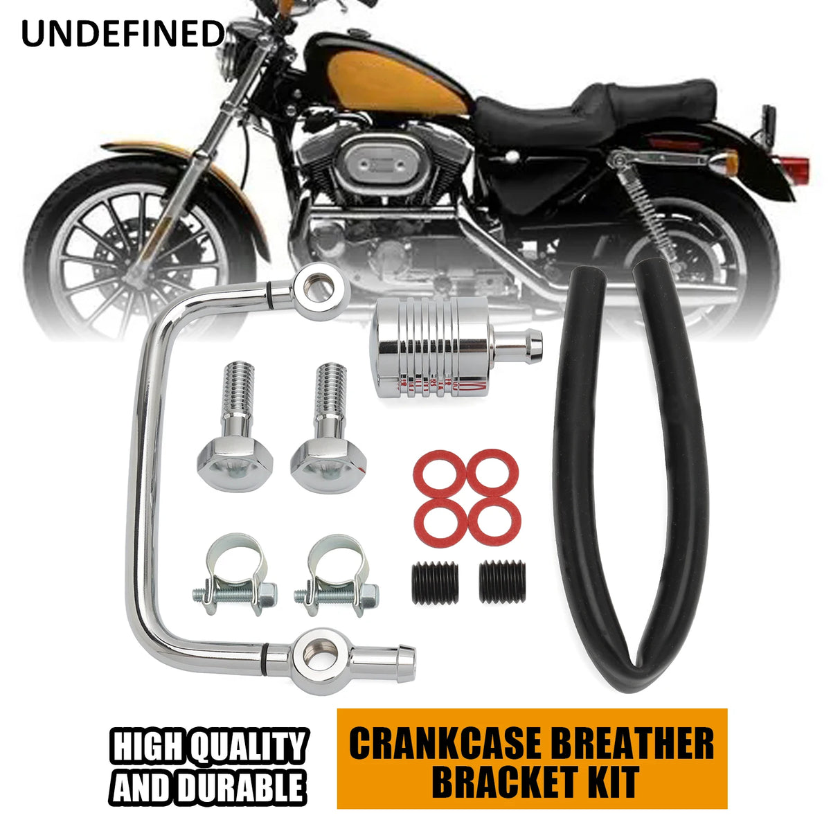 Kit de support de reniflard de carter moteur pour Harley Sportster XL, XLH 883, 1200, Iron, Forty-Eight, Seventy-Two 1991-2022