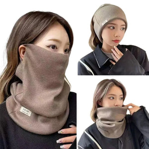 Cache-cou masque en polyester tricoté pour l'hiver - vue 7