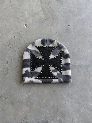 Bonnet tricoté forme dôme style Harajuku streetwear - vue 8