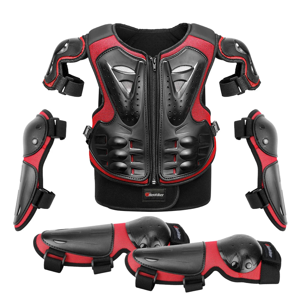 Ensemble armure de protection moto pour enfant - vue - vue 23