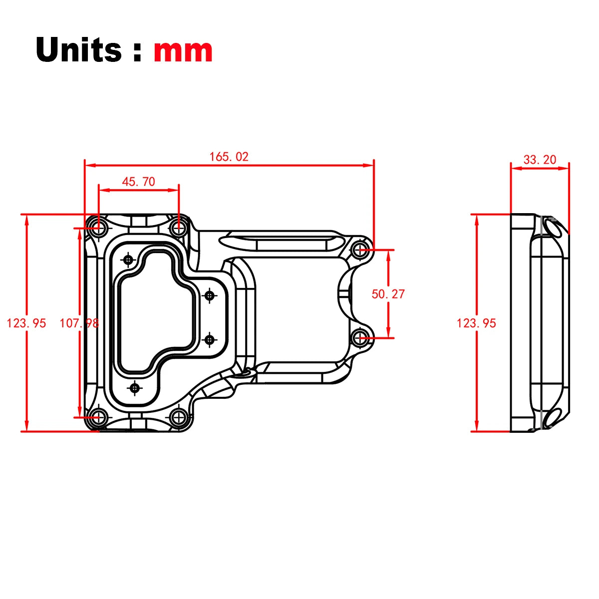 Capot de boîte transparent pour Harley Twin Cam - vue 2