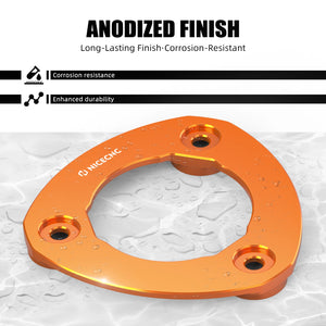 Plaque de pression d'embrayage orange en alliage d'aluminium pour moteur Harley-Davidson M8 - vue 4