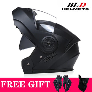 Casque moto modulable rétro double écran - vue - vue 5