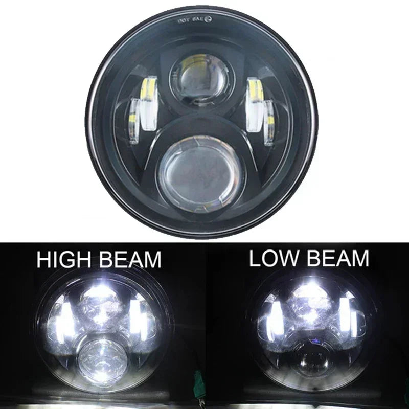 Phare LED 7 pouces pour Harley Softail - vue 16