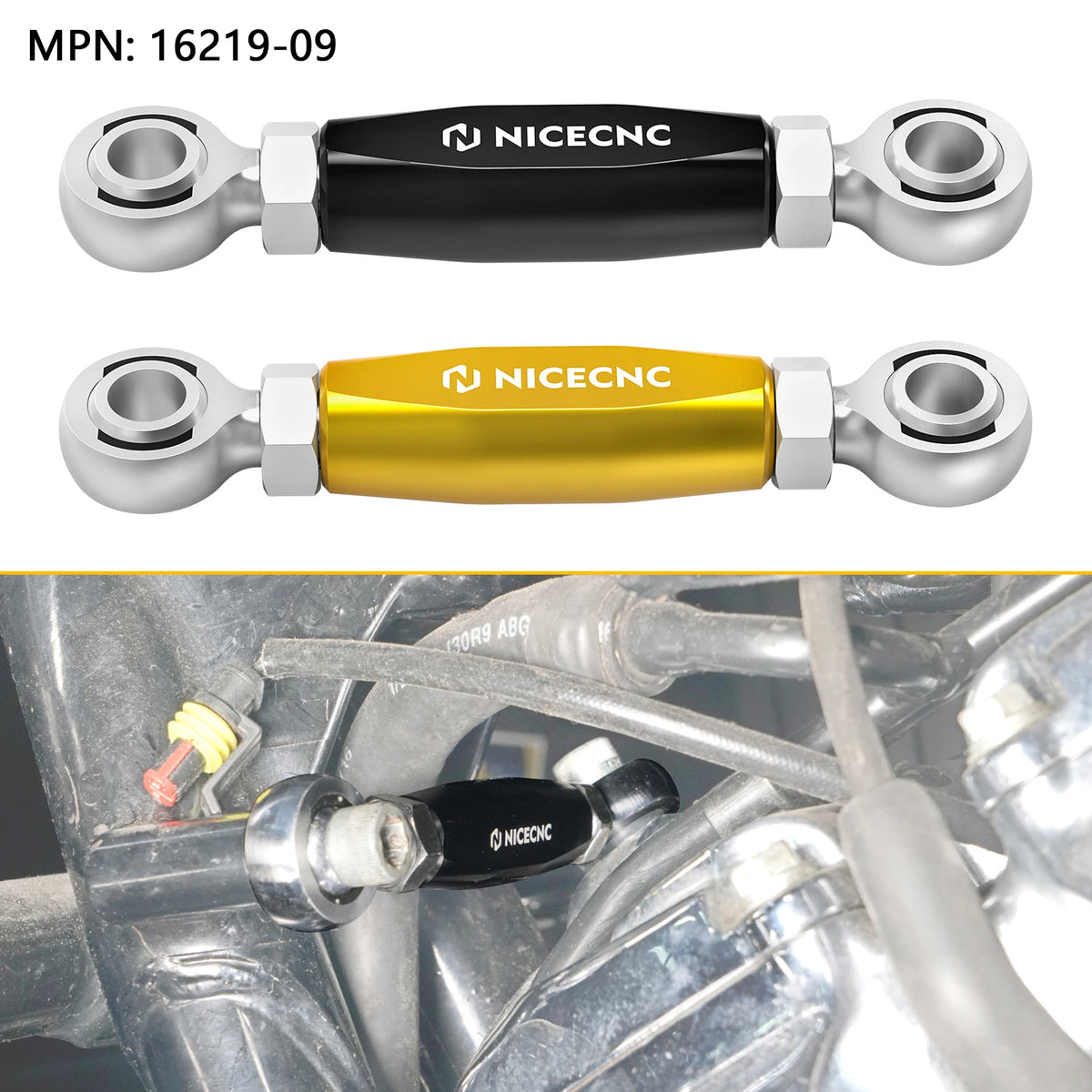 Support Stabilisateur Moteur (Engine Stabilizer Link) - Harley-Davidson Touring Road King, Street Glide, Road Glide, Tri Glide – photo 1/8