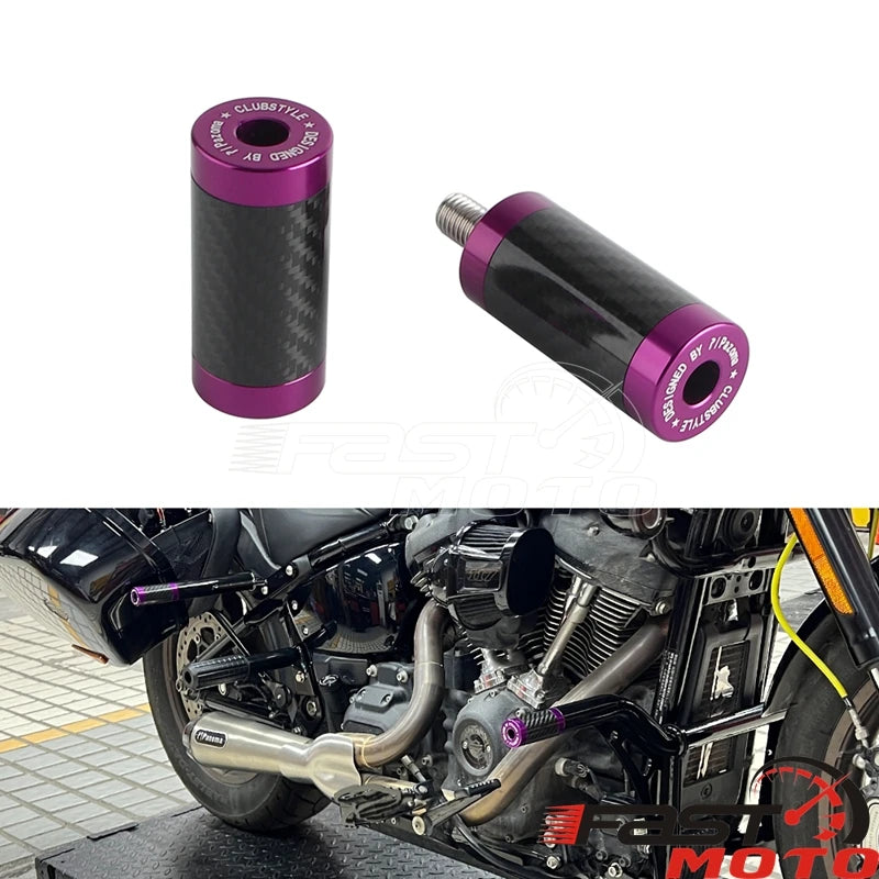 Embout de protection noir pour barre pare-sacoches de moto Harley-Davidson - vue 13