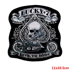 Écusson brodé biker/punk thermocollant - vue 5