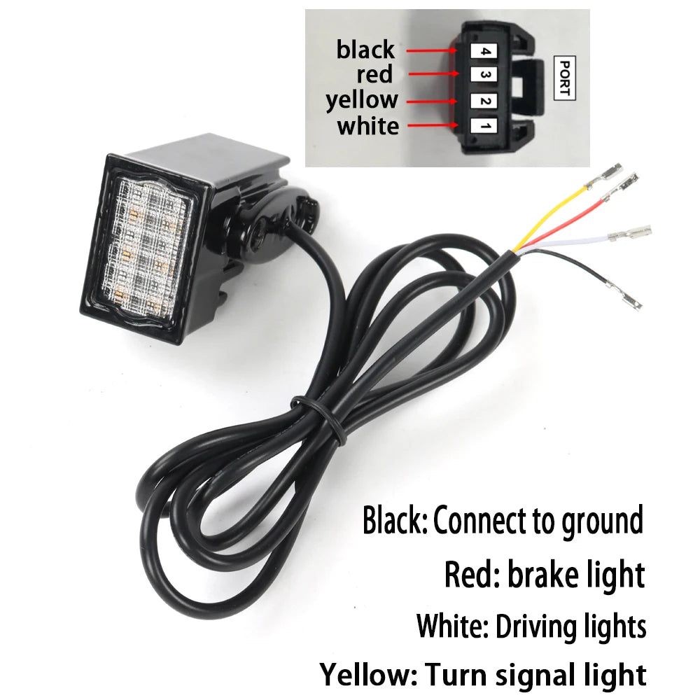 Feux LED Arrière Clignotant/Stop Homologués DOT - Harley-Davidson Softail M8 2018-2024 – photo 2/6