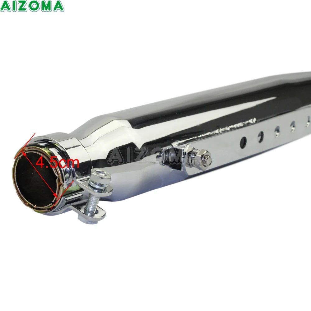 Système d'échappement pour Harley-Davidson Sportster XL, Dyna, Touring, Softail, ainsi que Suzuki et Honda (montage universel, style Café Racer) – photo 6/10