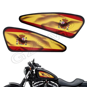 Autocollant décoratif drapeau sur réservoir de Harley Sportster - vue 20
