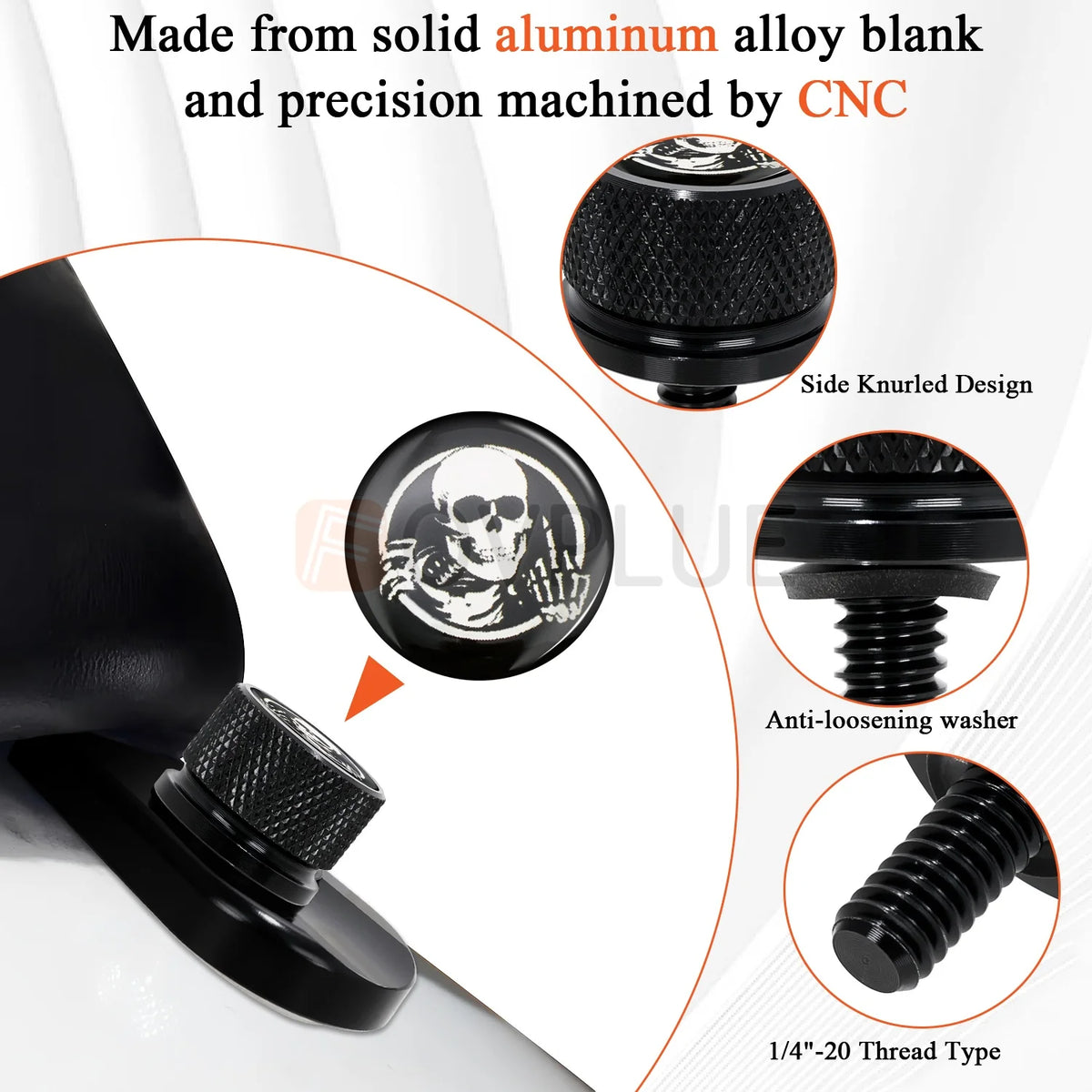 Vis de selle pour Harley Softail et Dyna - vue 5