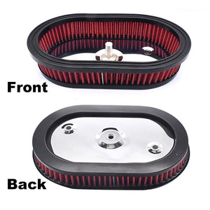 Filtre à air rouge de remplacement pour Harley Softail et Touring - vue 3
