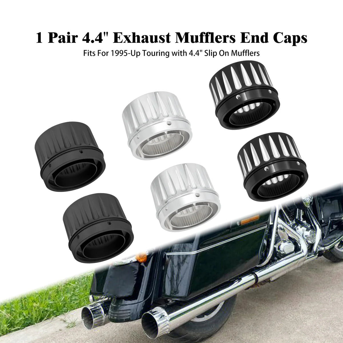 Coque de Phare Rond 7'' à Fixation Basse (Bucket) - Universel Harley-Davidson Softail, Sportster, Touring – photo 1/9