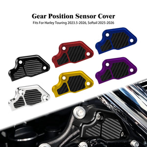 Cache de Capteur de Position de Vitesse Effet Carbone - Harley-Davidson Touring 2023.5-2026 et Softail 2025-2026 – photo 1/12