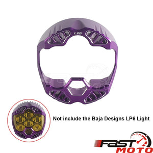 Cache de protection orange pour phare additionnel Baja Designs LP6 Pro - vue 14