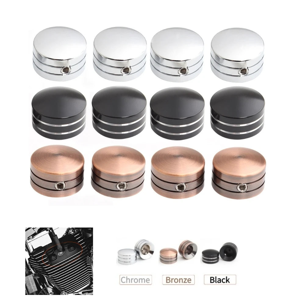 Caches de boulons de culasse pour Harley Twin Cam Evo Sportster - vue 1