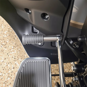 Rallonge de levier de sélecteur chromée en acier inoxydable pour Harley-Davidson – photo 3/12
