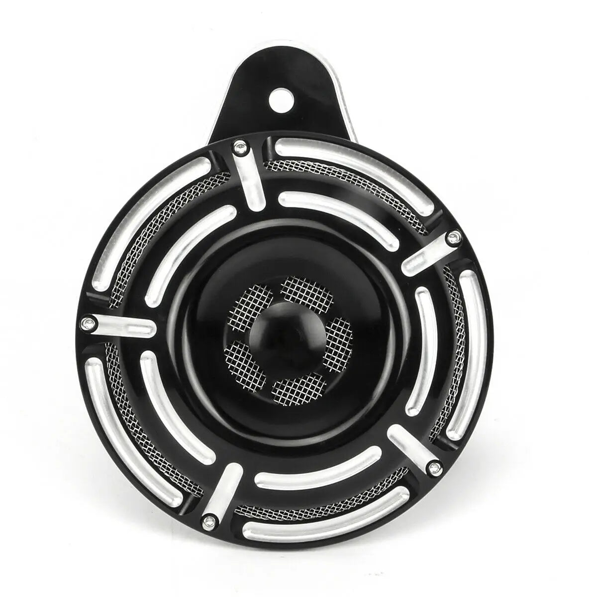 Klaxon 110 dB avec cache aluminium pour Harley Big Twin - vue 6