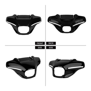 Kit de carénage avant noir avec support d'instruments pour Harley-Davidson Street Glide - vue 4