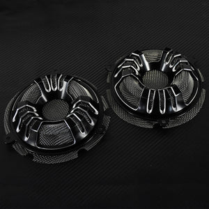 Grilles de haut-parleurs avant 6'' en aluminium (lot de 2) - Harley Touring Electra Glide, Street Glide, Tri Glide 2014-2023 – photo 4/12