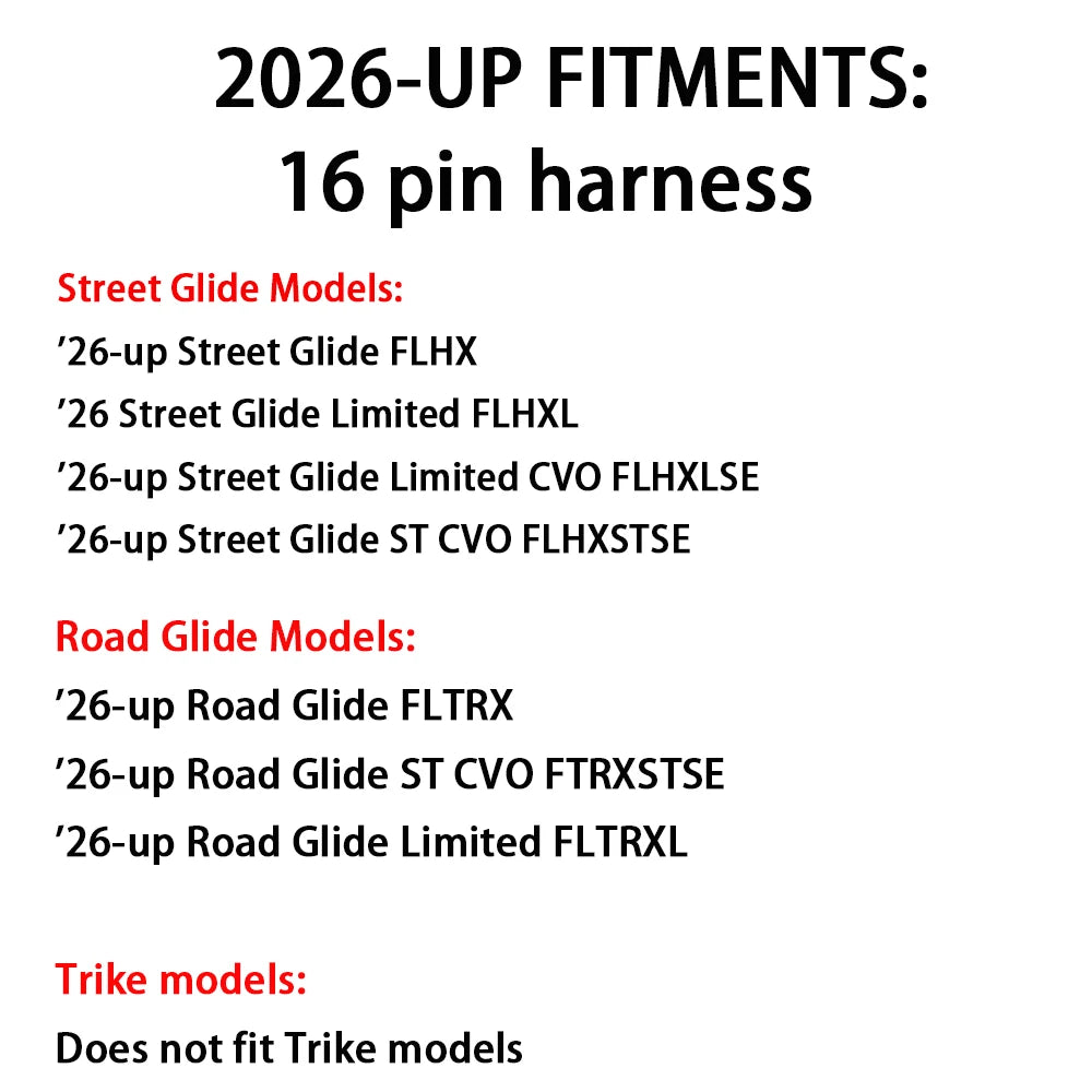 Adaptateur de Câblage Standard 16 Broches pour Harley Touring 2026 – photo 2/6