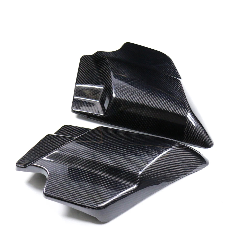 Caches de batterie carbone pour Harley Touring - vue 2