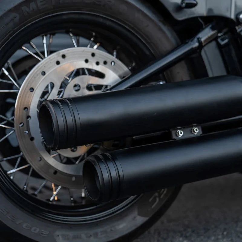 Embout d'Échappement (Silencieux) Chrome ou Noir - Harley-Davidson Softail 2018 et plus récent – photo 4/8