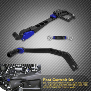 Kit de commandes centrales (mid control) avec repose-pieds - Harley Softail Low Rider 2020-2025, FXBB, Street Bob – photo 7/10