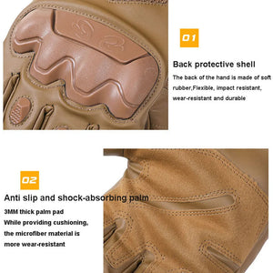 Gants moto doigts complets tactiles - vue produit - vue 5