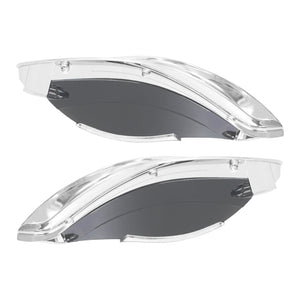 Paire d'ailerons déflecteurs d'air réglables pour carénage batwing Harley-Davidson - vue 2