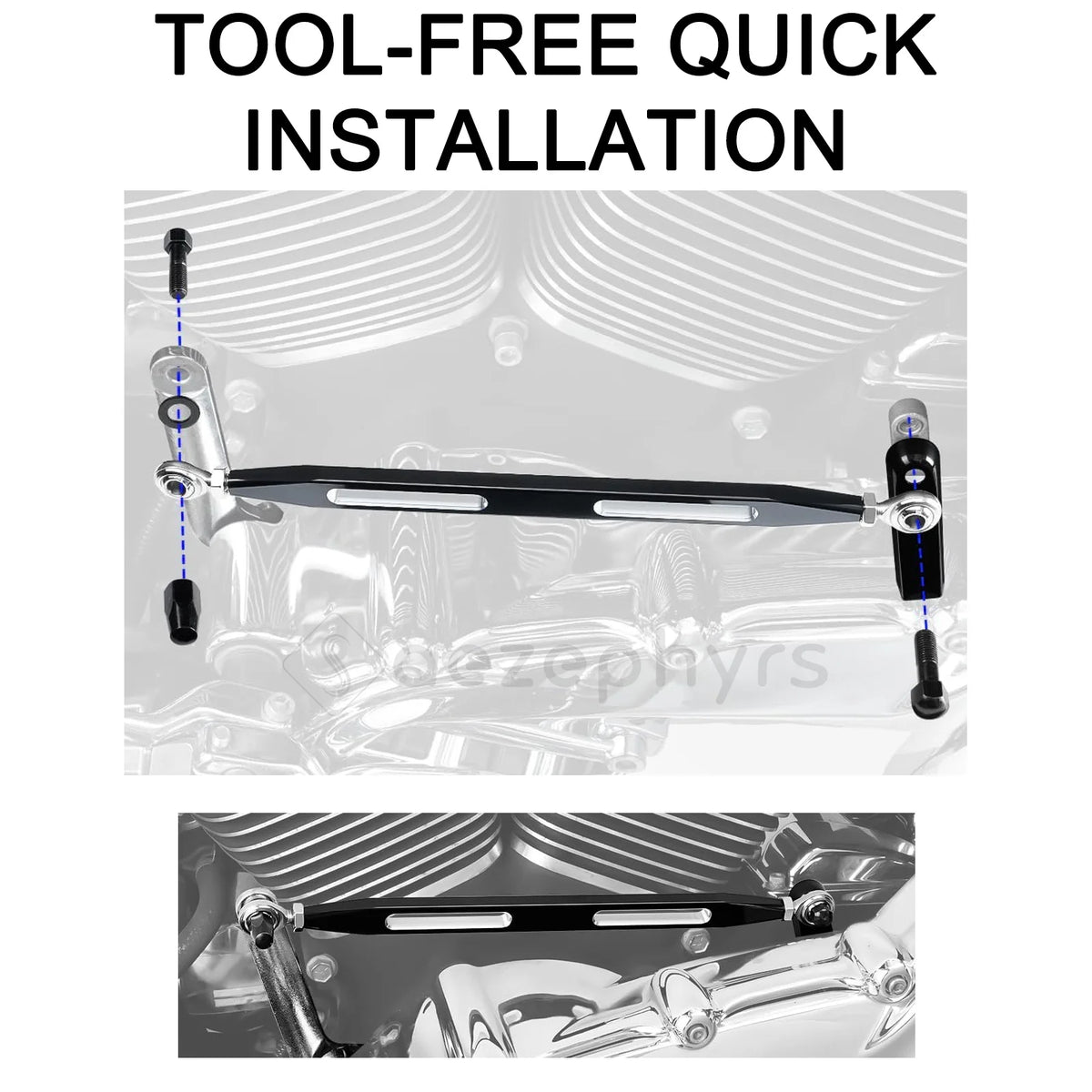 Biellette de sélecteur pour Harley Touring - vue 2