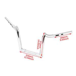 Guidon noir 14 pouces pour Harley-Davidson Touring Road Glide - vue 6