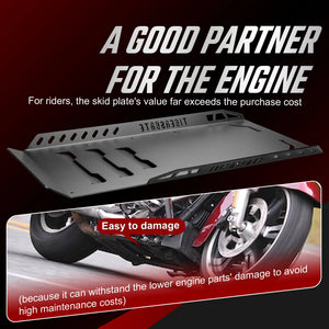 Sabot de Protection Moteur en Aluminium - Harley-Davidson Touring 2014-2023 – photo 5/12