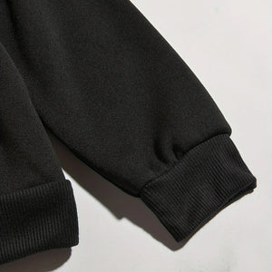 Sweat capuche femme crâne et roses - vue portée