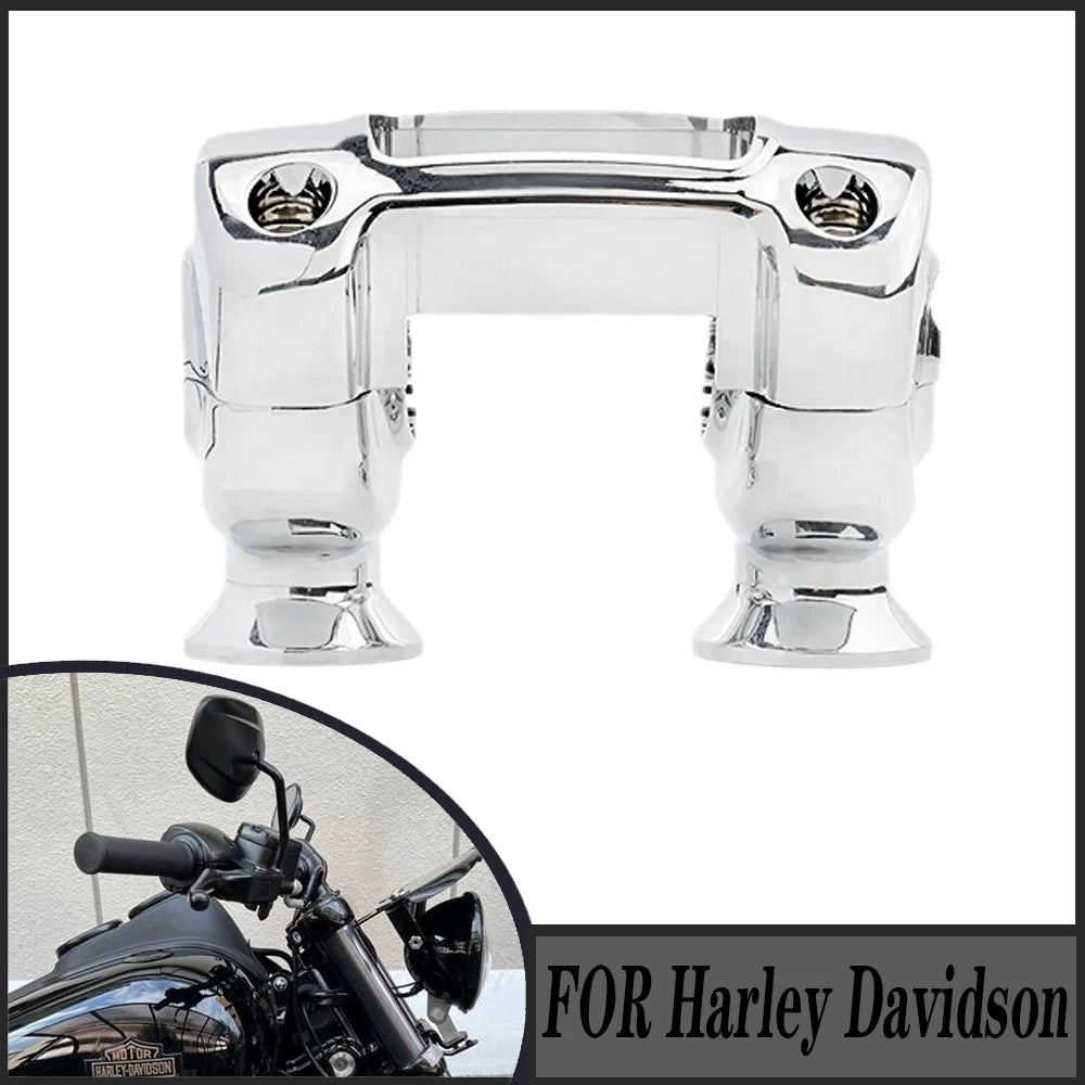 Kit rehausseurs et pontet de guidon pour Harley Softail - vue 6