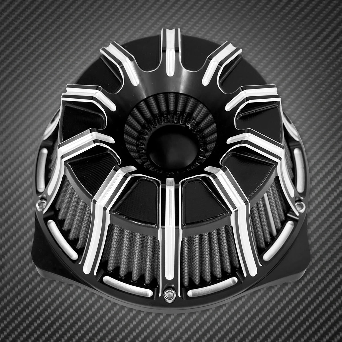Filtre à Air CNC à Boîtier Ouvert - Harley-Davidson Sportster, Dyna, Softail, Touring – photo 4/10