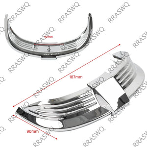 Embout chromé de garde-boue avant pour moto Harley-Davidson Heritage Classic - vue 3