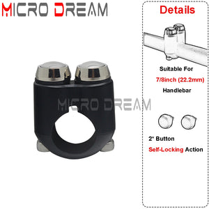 Commodo de guidon à boutons pour Harley - vue 23