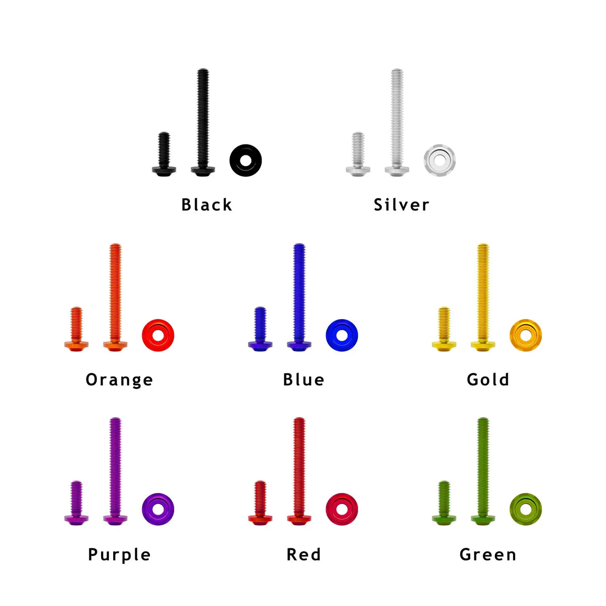 Vis de pare-brise colorées en aluminium pour Harley Touring - vue 5