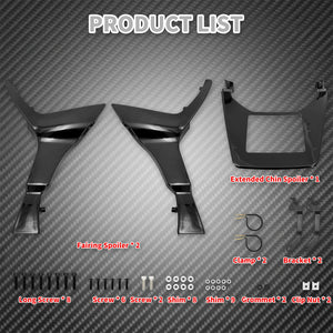 Carénage spoiler noir pour Harley-Davidson Road Glide FLTRX - vue 5