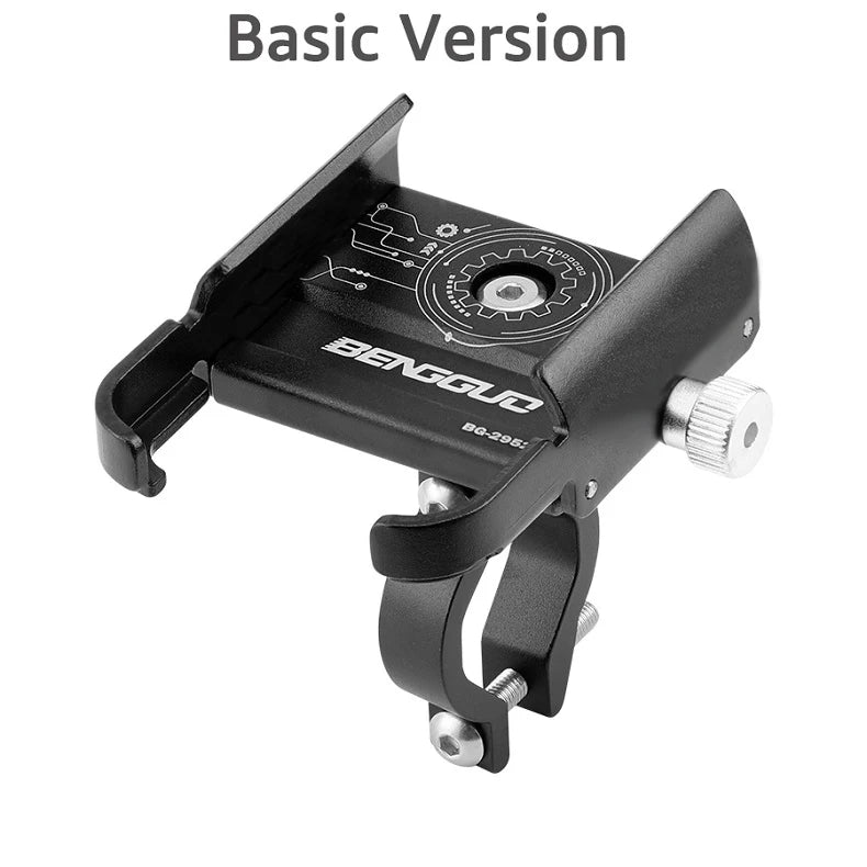 Support téléphone moto/vélo rotatif 360° pour smartphones 4,7 à 7 pouces – fixation guidon aluminium - vue 9